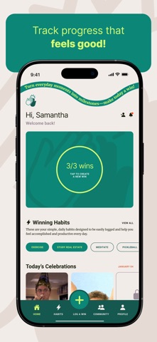 Winable: Winning Habit Tracker Screenshot 1 of 8