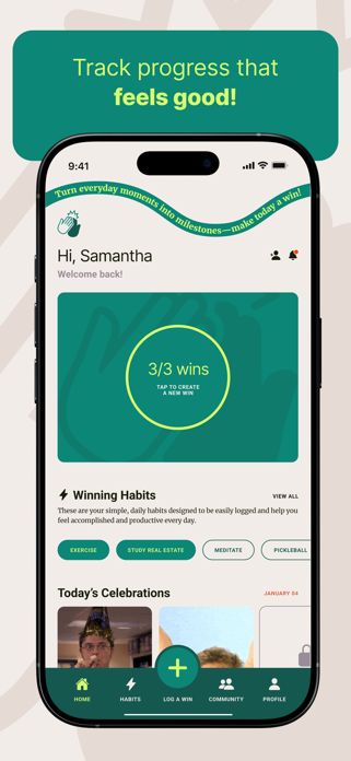 Winable: Winning Habit Tracker Screenshot 1 of 8