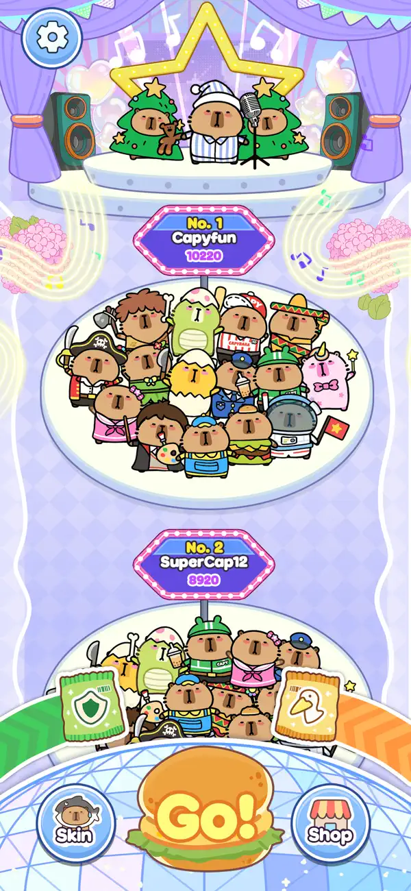 Screenshot #1 pour Capybara Jump: Stack Tower