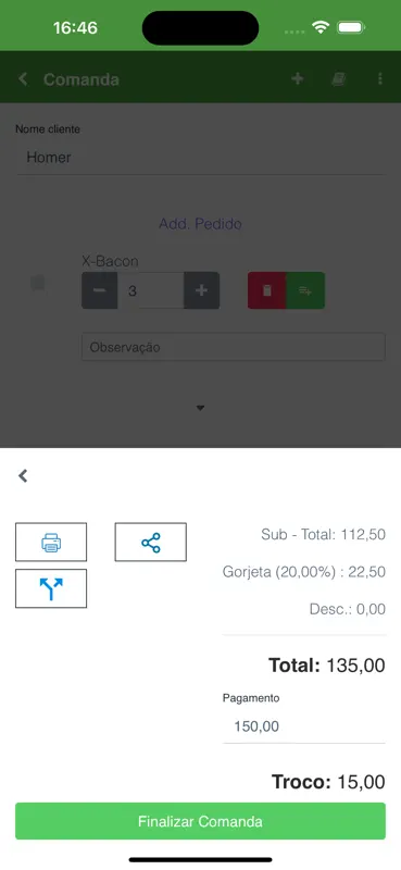 Comanda Digital Easy screenshot 3 of 5