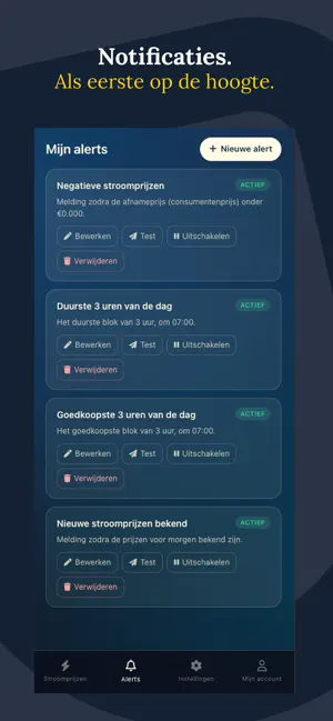 Jeroen.nl - Electricity Prices screenshot 2