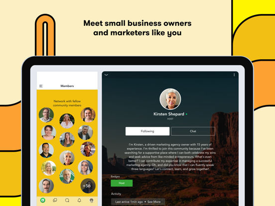 Keap Community iPad screenshot 2 - Social Networking app