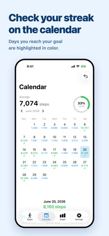 Pedometer BeStep - Walking App Screenshot 4 of 10