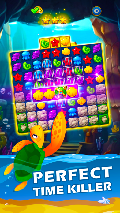 Sea Jewels - Match 3 Game Screenshot