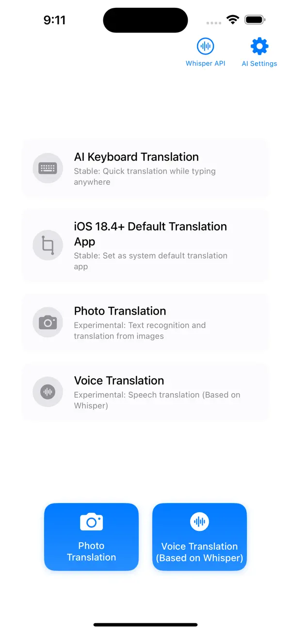 Screenshot #1 pour KeyTrans: AI Typing Translator