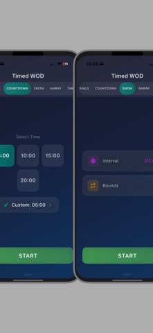 Timed WOD screenshot