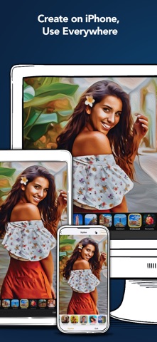 Photo to Painting: Oilbrush iPhone screenshot