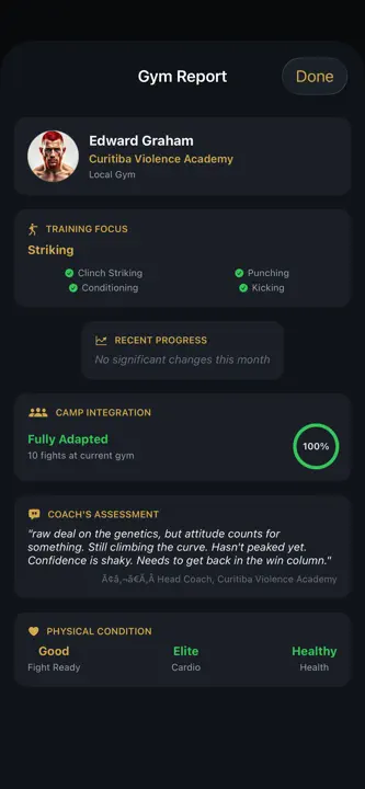Pure MMA: Manager screenshot 2