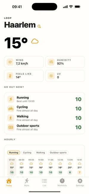 Loop – Run, Ride & Weather screenshot 1