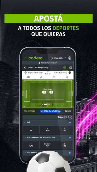 Codere: Apuestas Deportivas AR iPhone screenshot 4