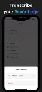 Transcribe: Audio to Text screenshot #3 for iPhone