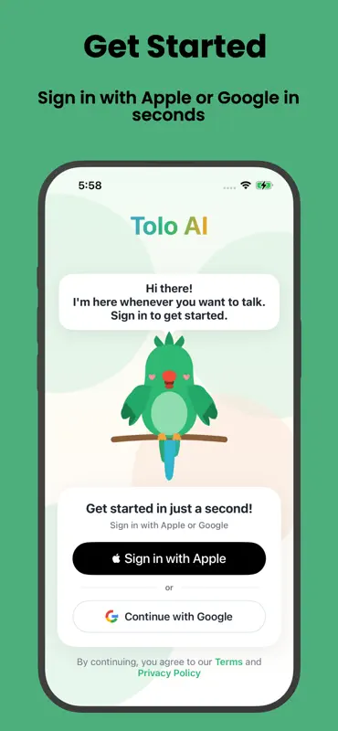 Tolo - App screenshot 1 of 5