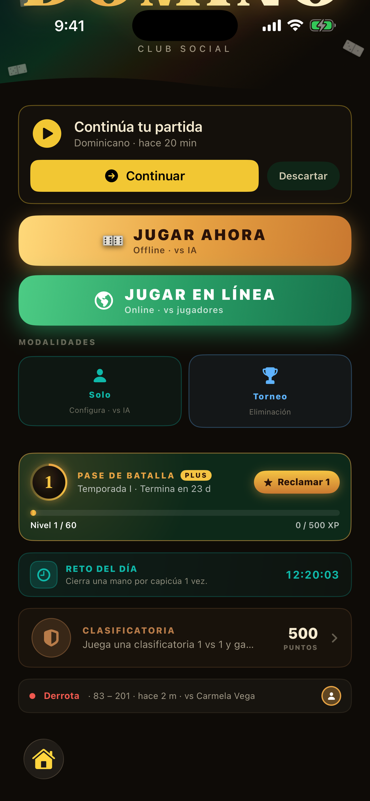 Dominó Club Social screenshot 2