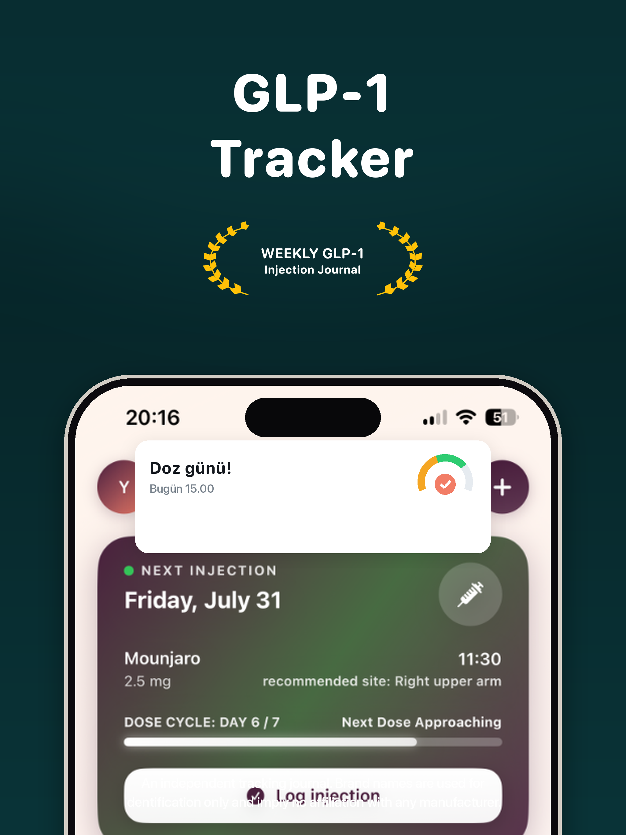 Haftra: GLP-1 Shot Tracker screenshot 11