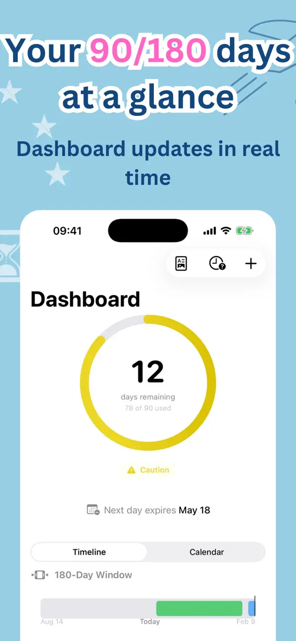 #2. Schengen Calculator - Entorii (iOS) 由: LMT Digital Creations