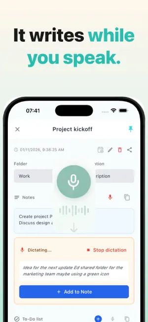 Voice Notes, AI Speech to Text screenshot 2