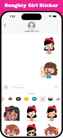 Naughty Girls Emojis screenshot