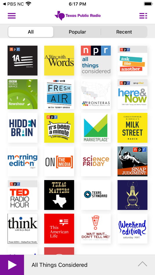 #5. TPR: Texas Public Radio (iOS) 由: Texas Public Radio