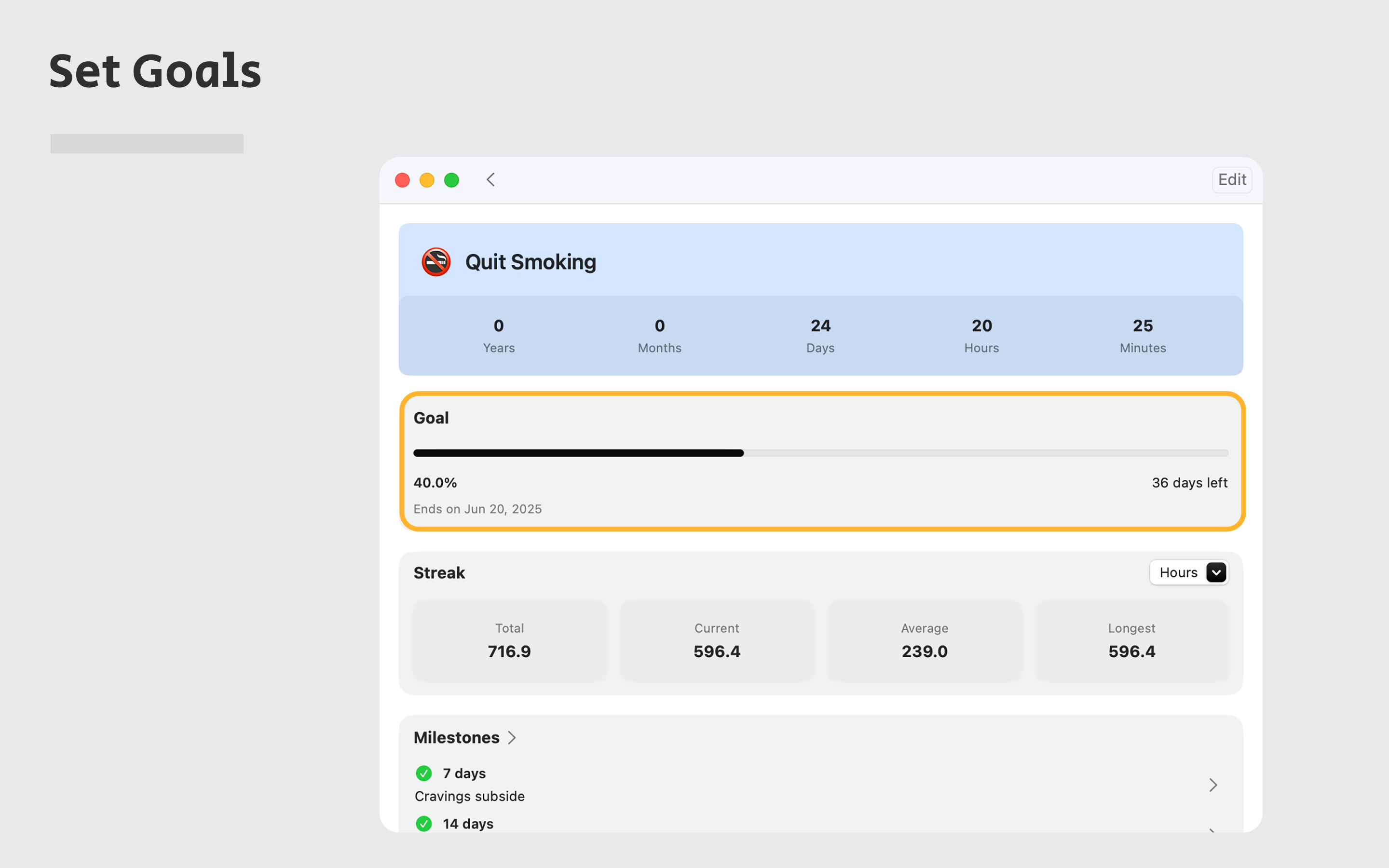 NowAgo – Habit & Quit Tracker
