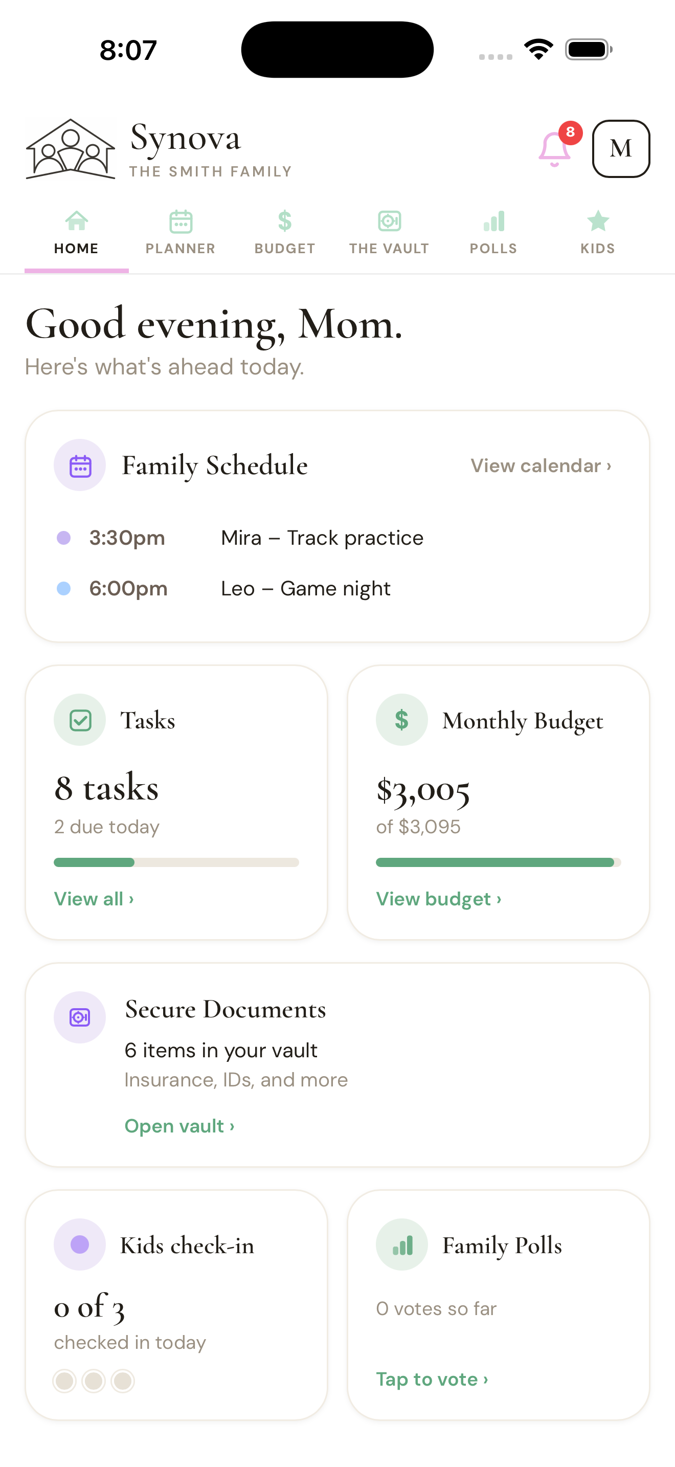 Synova: Family Organizer screenshot 2