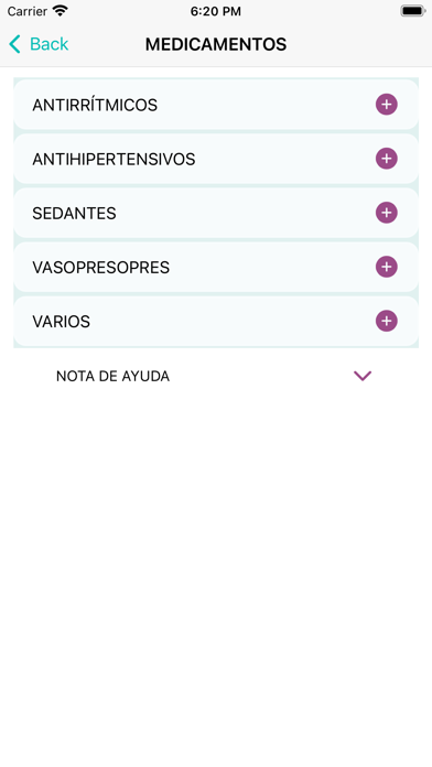 Validación medicamentos UCI Screenshot