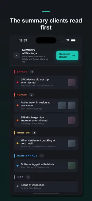 FieldReport: Inspections screenshot 3
