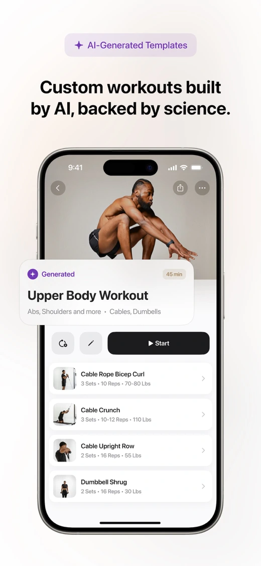 Motra AI Workout Fitness Coach screenshot 4