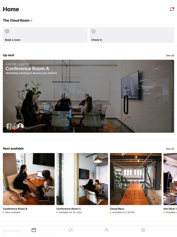 The Cloud Room iPad screenshot 2 - Productivity app