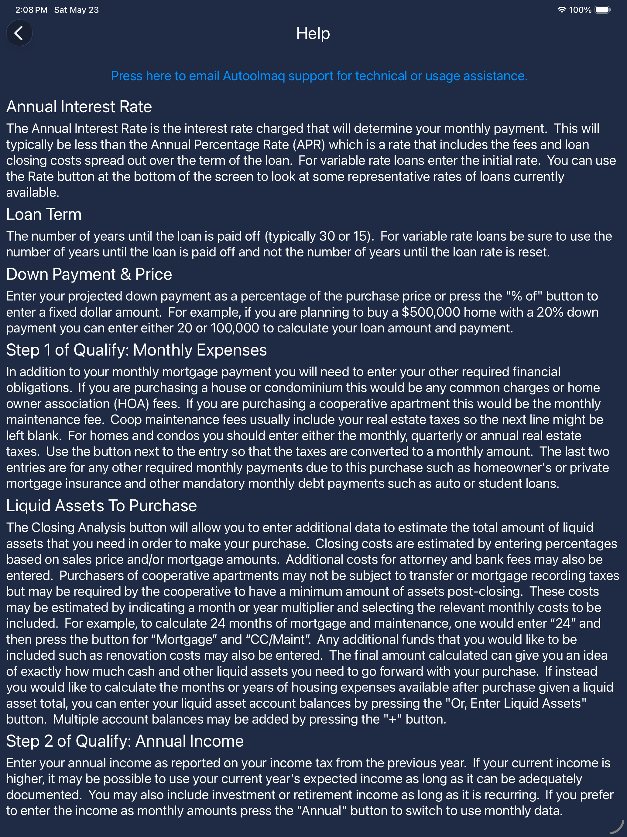 MortQ Mortgage Qualifier screenshot 16