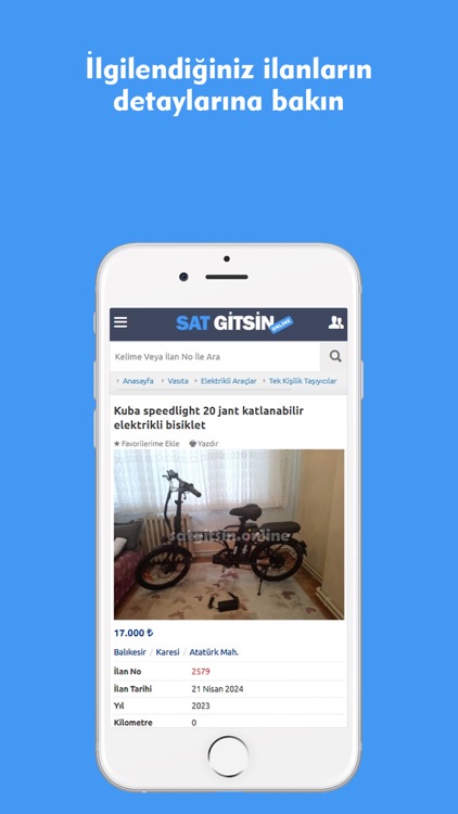 Sat Gitsin: İkinci El #AlSat