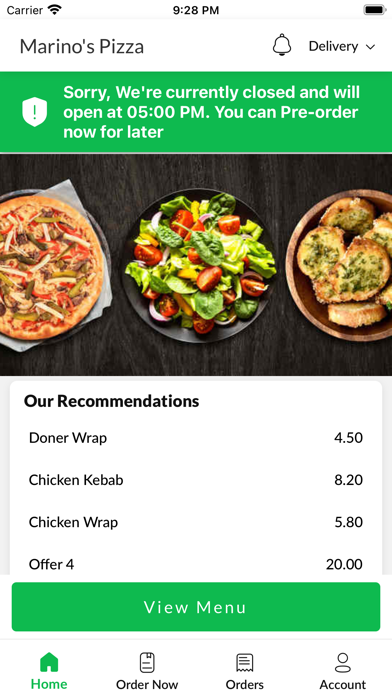 Marino's Pizza Screenshot