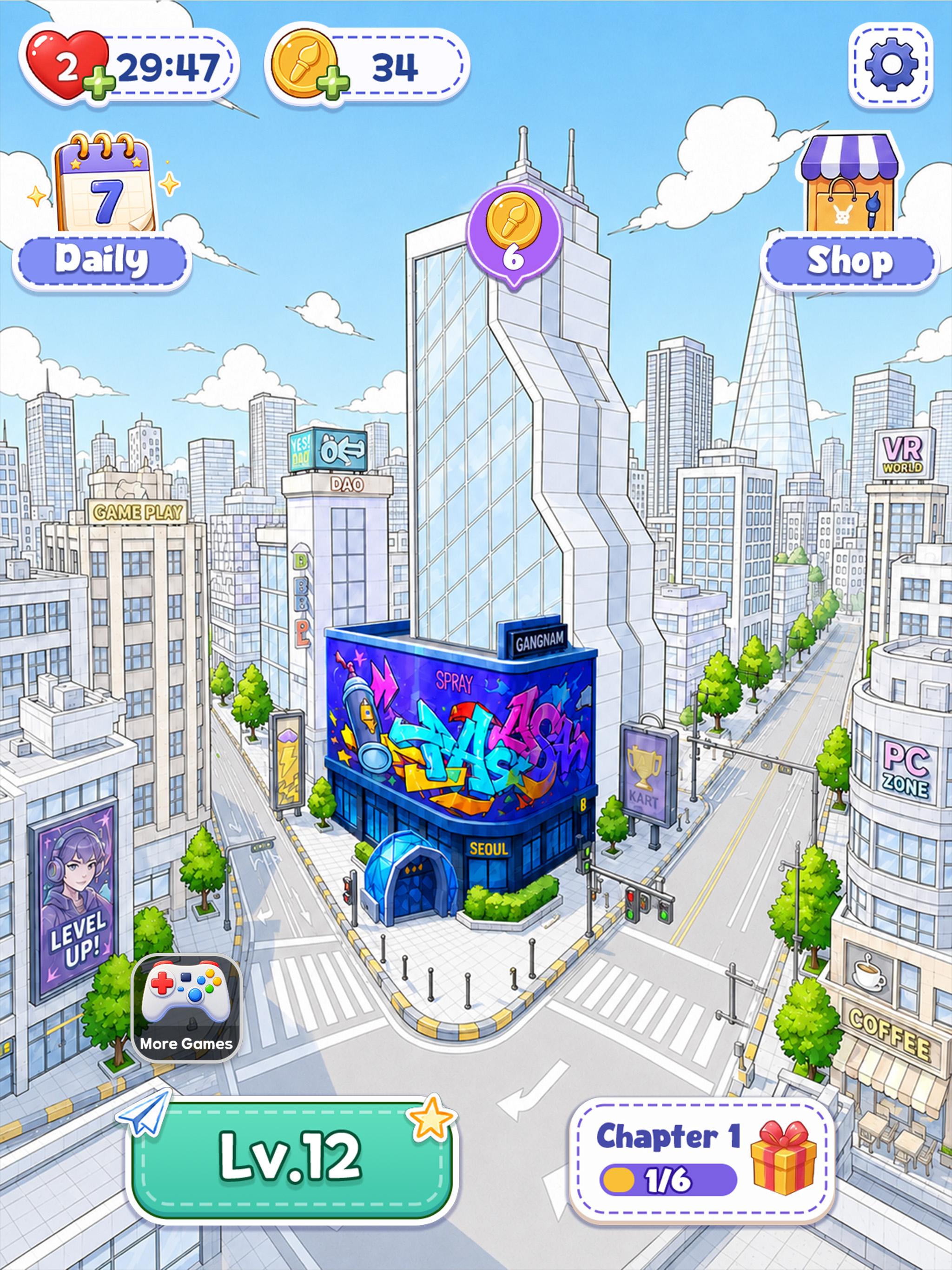 Town Painter: Color My Street screenshot 6