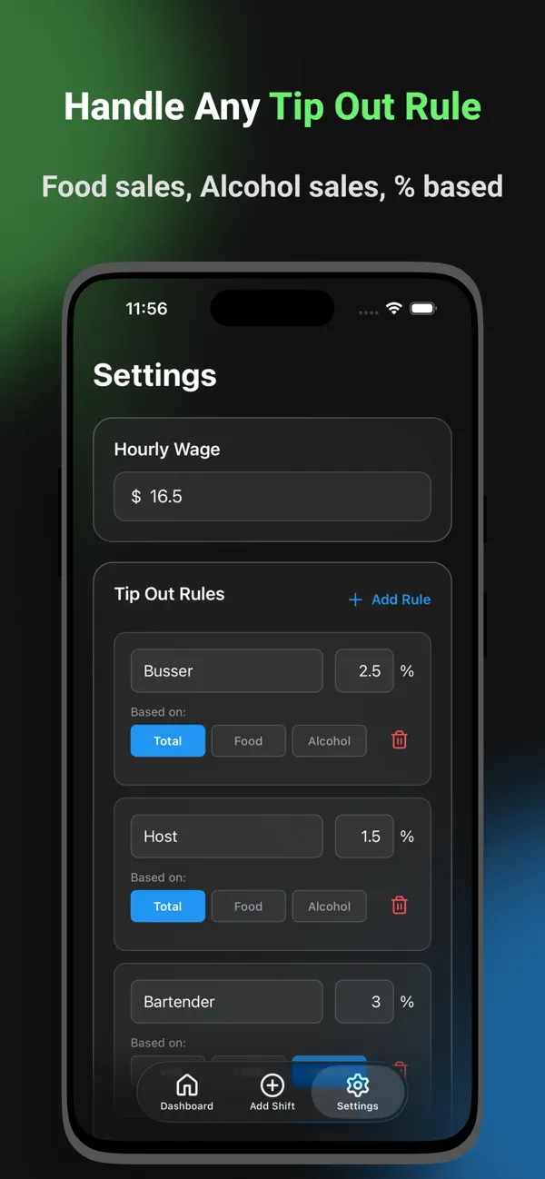 #3. TipOut: Server Tip Tracker (iOS) Ved: JongHyeok Park