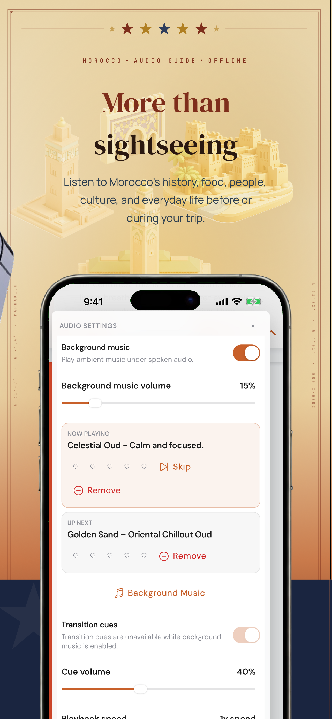 Morocco Audio Tours Offline