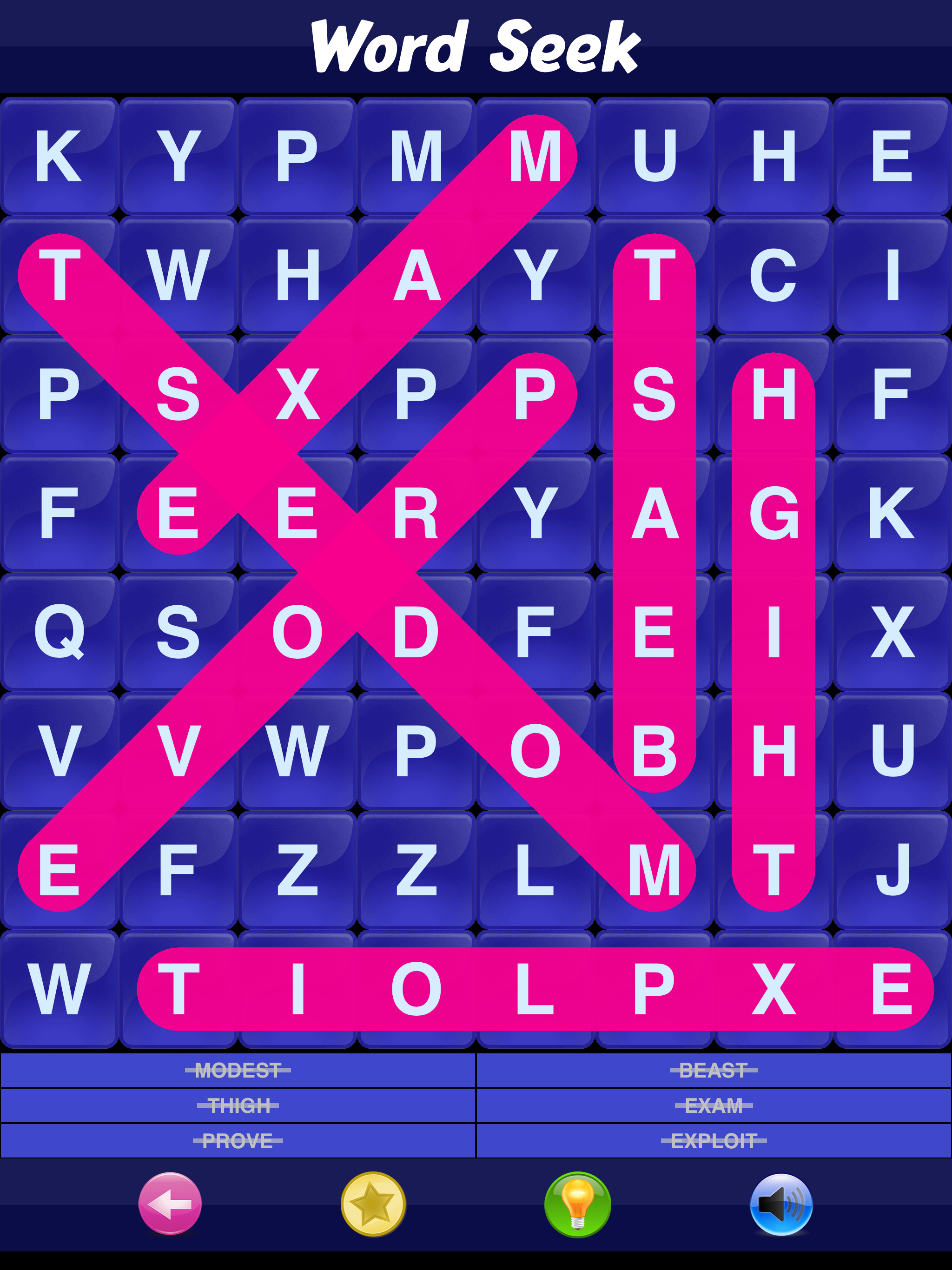 Word Seek English Infinite