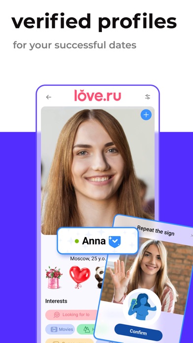 Love.ru - Dating, Chat, Meets Screenshot
