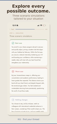 Klū: Decision Journal screenshot