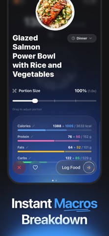 MacroSense: AI Calorie Counter iPhone screenshot