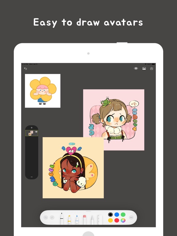 My paint - Drawing app iPad screenshot 1 - Entertainment app