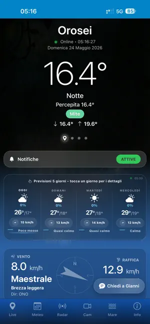 OroseiMeteo screenshot 2