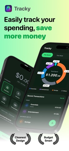 Budget App - Tracky screenshot