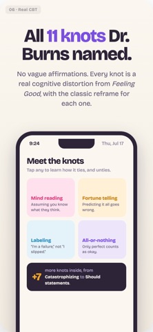 Knots: CBT Thought Reframing Screenshot 4 of 7