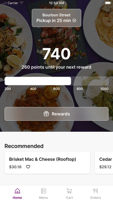 Bourbon Street To Go app screenshot
