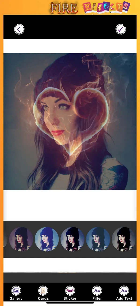 Screenshot #2 pour Fire Effect - Burn FX FlameArt