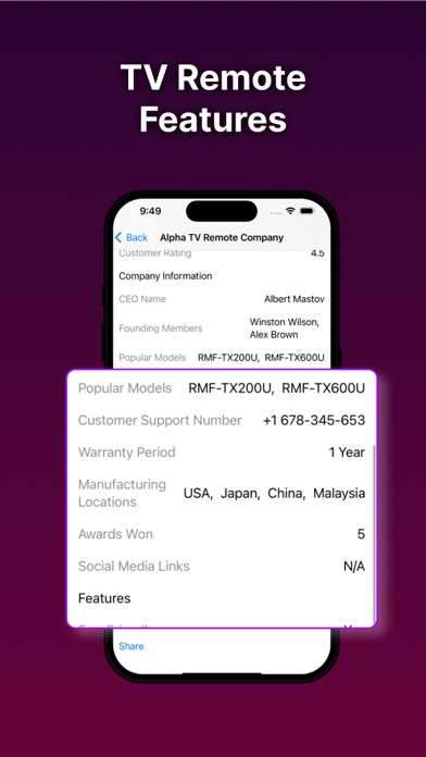 Universal TV Remote+ Screenshot