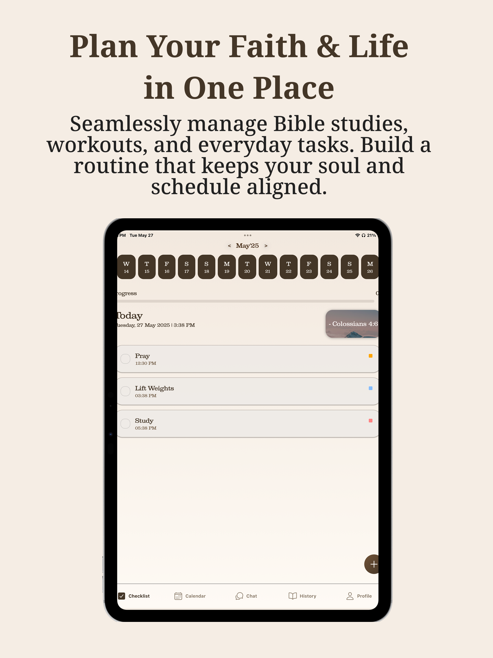 Heavenly: Planner & Bible Chat