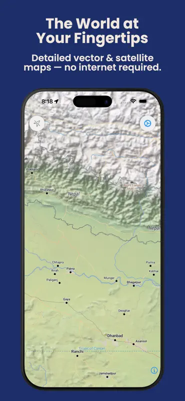 Atlo — Offline World Atlas screenshot 1 of 5