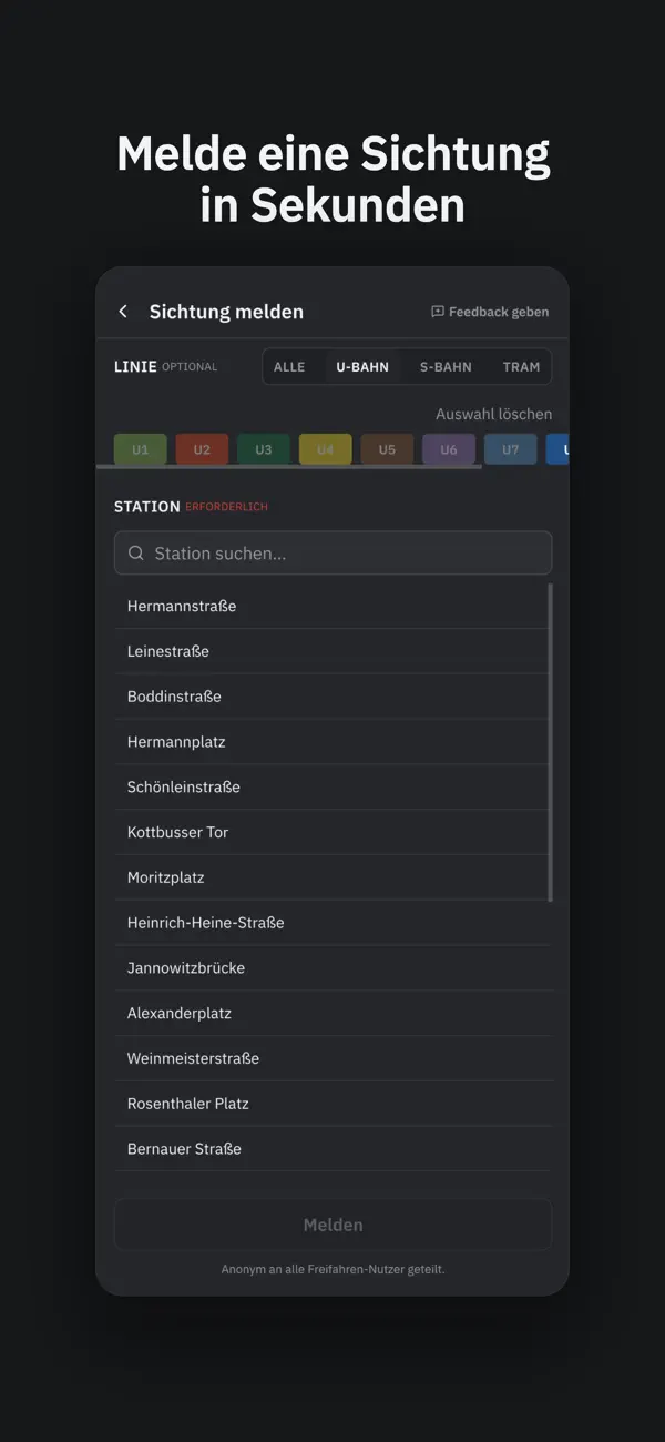 Freifahren iPhone App Screenshot 2 – Navigation
