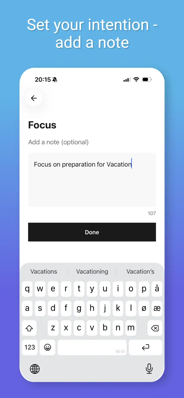 Screenshot #2 pour Daily Clarity: Focus & Calm