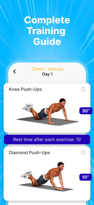 Home Workout: 30 Day Challenge screenshot 8 of 9